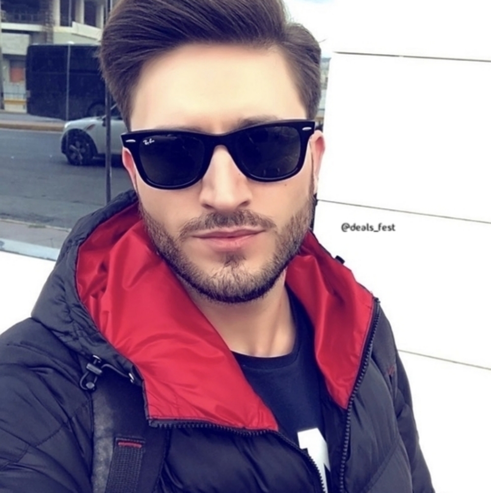 Model Display Ray-Ban Wayfarer Black RB2140 Classic - Picture 16 of 16